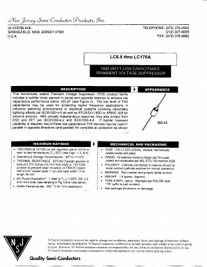 LC9.0 Datasheet PDF New Jersey Semiconductor