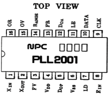 PLL2001S Datasheet PDF Nippon Precision Circuits 