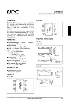 SM6155P Datasheet PDF Nippon Precision Circuits 