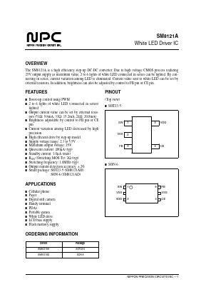 SM8121AH Datasheet PDF Nippon Precision Circuits 