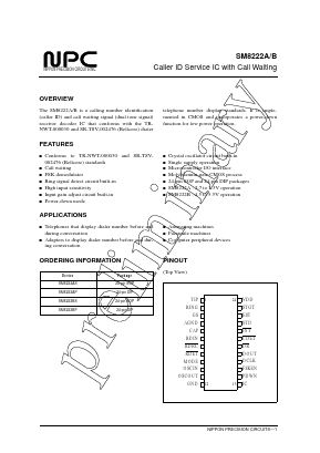 SM8222BS Datasheet PDF Nippon Precision Circuits 