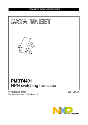 PMBT4401 Datasheet PDF NXP Semiconductors.