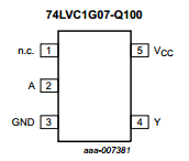 74LVC1G07GW-Q100 Datasheet PDF NXP Semiconductors.