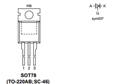 BT151-500RT Datasheet PDF NXP Semiconductors.