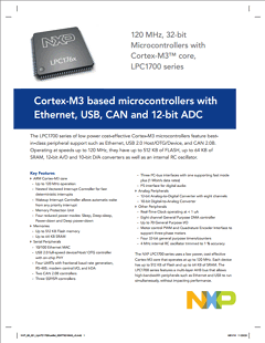 LPC1751 Datasheet PDF NXP Semiconductors.