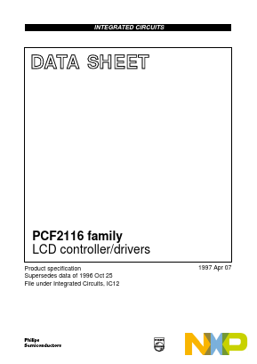 PCF2114GU Datasheet PDF NXP Semiconductors.