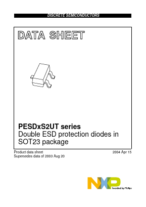 PESD3V3S2UT Datasheet PDF NXP Semiconductors.