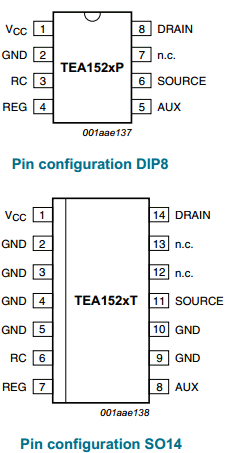 TEA152X Datasheet PDF NXP Semiconductors.