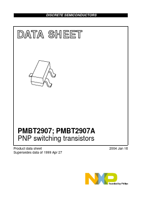 PMBT2907 Datasheet PDF NXP Semiconductors.