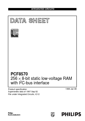 PCF8570T/F5,512 Datasheet PDF NXP Semiconductors.