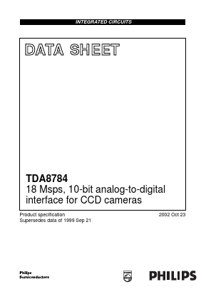 TDA8784HL/C3,551 Datasheet PDF NXP Semiconductors.