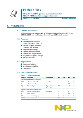 PUML1_DG-135 Datasheet PDF NXP Semiconductors.