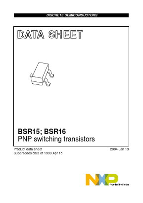 BSR15 Datasheet PDF NXP Semiconductors.
