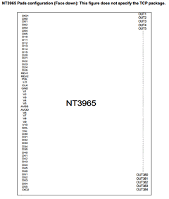 NT3965 Datasheet PDF Novatek Microelectronics