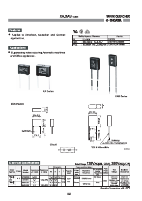XA120033 Datasheet PDF Okaya Electric America, Inc.