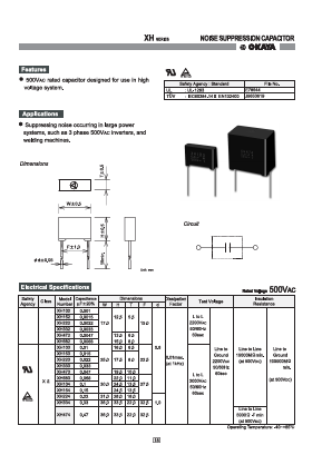 XH224 Datasheet PDF Okaya Electric America, Inc.