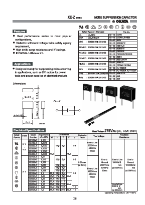 XE223-Z Datasheet PDF Okaya Electric America, Inc.