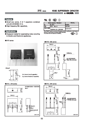 XYE-224472BN Datasheet PDF Okaya Electric America, Inc.