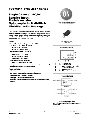 FODM214A Datasheet PDF ON Semiconductor