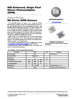 MICRORD-10035-MLP-TR-E Datasheet PDF ON Semiconductor