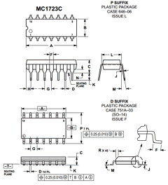 MC1723CD Datasheet PDF ON Semiconductor