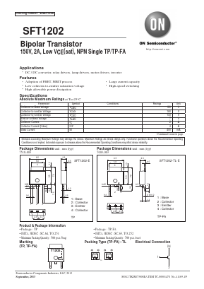 T1202 Datasheet PDF ON Semiconductor