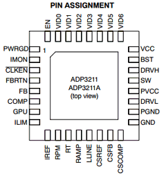 ADP3211MNR2G Datasheet PDF ON Semiconductor