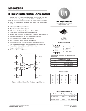 MC10EP05DR2 Datasheet PDF ON Semiconductor
