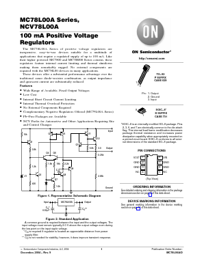 MC78L05ACD2 Datasheet PDF ON Semiconductor