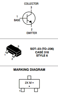 MMBT4401LT3G Datasheet PDF ON Semiconductor