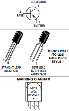MPSW06RLRA Datasheet PDF ON Semiconductor