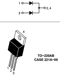 MUR1640CT Datasheet PDF ON Semiconductor
