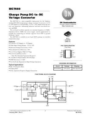 MC7660 Datasheet PDF ON Semiconductor