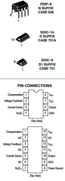 UC2842ADG Datasheet PDF ON Semiconductor
