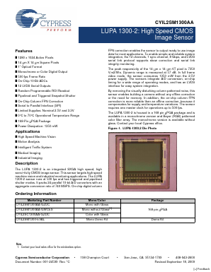 CYIL2SC1300AA-GZDC Datasheet PDF ON Semiconductor
