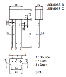 2SK596S Datasheet PDF ON Semiconductor
