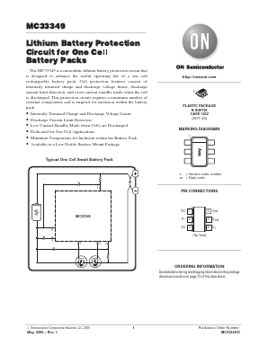 MC33349 Datasheet PDF ON Semiconductor