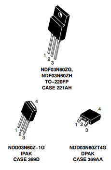 03N60Z Datasheet PDF ON Semiconductor
