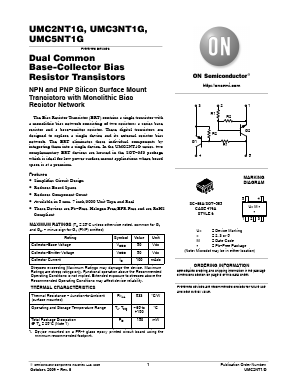 UMC5NT2G Datasheet PDF ON Semiconductor