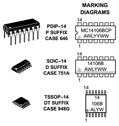 MC14106BD Datasheet PDF ON Semiconductor