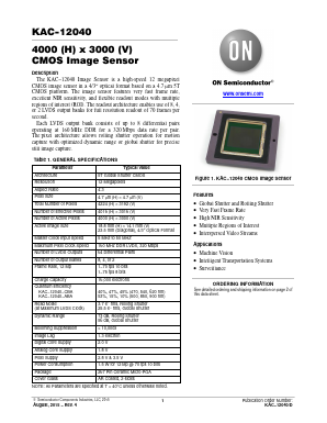 LENS-MOUNT-KIT-B-GEVK Datasheet PDF ON Semiconductor