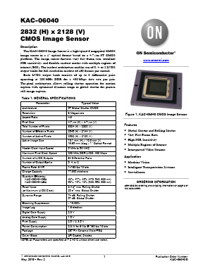 KAC-06040 Datasheet PDF ON Semiconductor