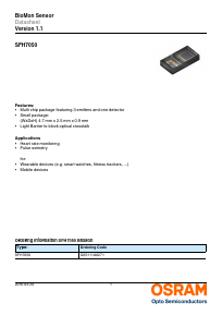 SFH-7050 Datasheet PDF OSRAM GmbH