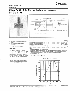 OPF471 Datasheet PDF Optek Technology