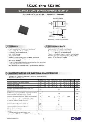 SK310C Datasheet PDF PACELEADER INDUSTRIAL