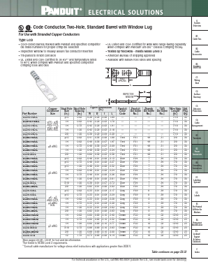 LCD6-56D-L Datasheet PDF PANDUIT CORP.