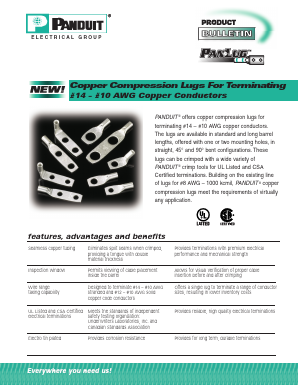 LCC10-14AWF-L Datasheet PDF PANDUIT CORP.