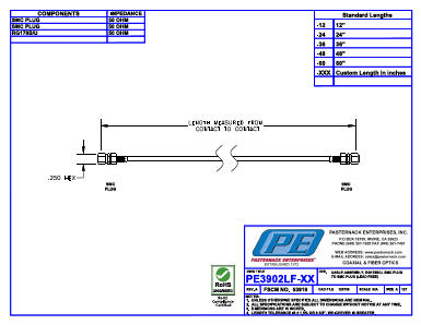 PE3902LF-24 Datasheet PDF Pasternack Enterprises, Inc.