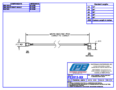 PE3513-24 Datasheet PDF Pasternack Enterprises, Inc.