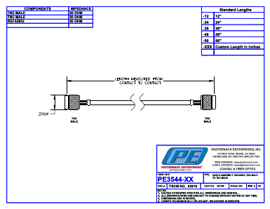 PE3544-24 Datasheet PDF Pasternack Enterprises, Inc.